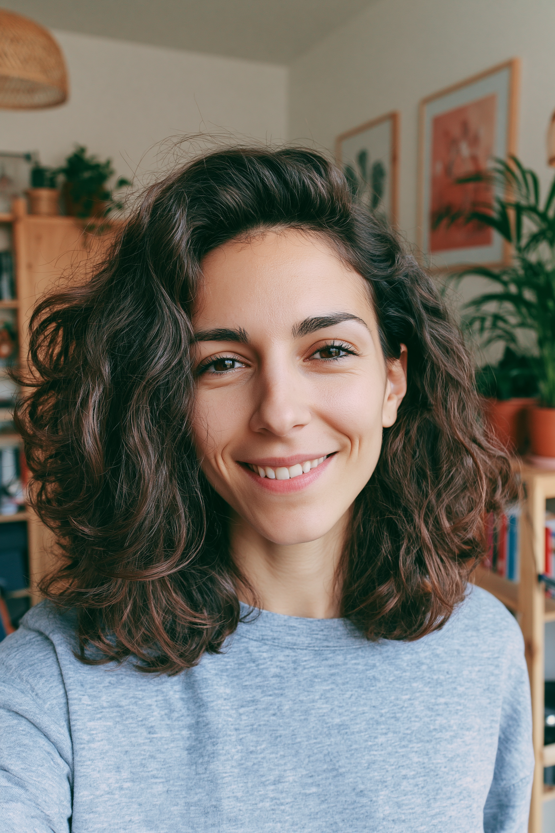 wavy-hairstyle-for-thick-hair
