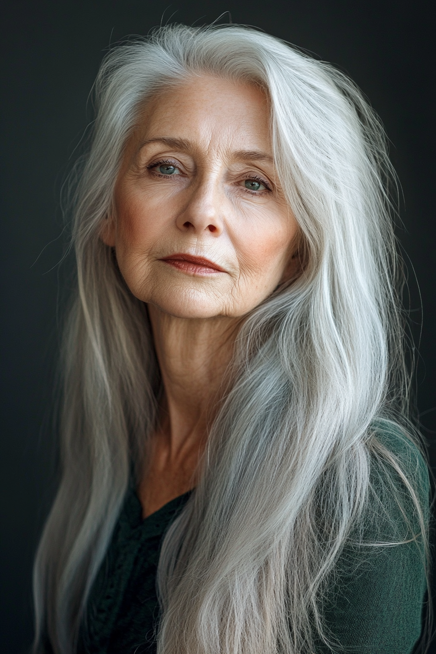 long-silver-hair