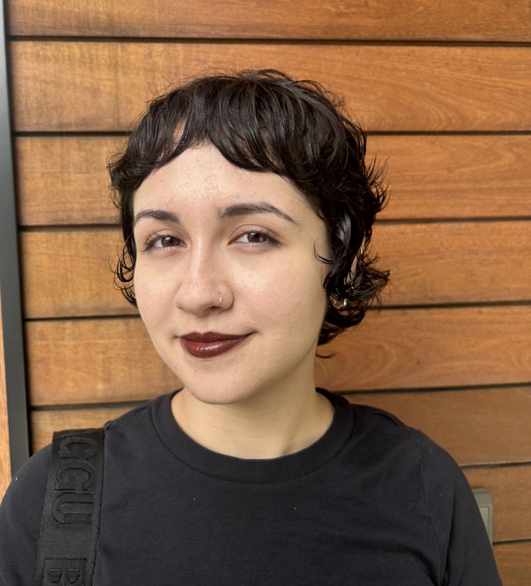 soft pixie with curtain