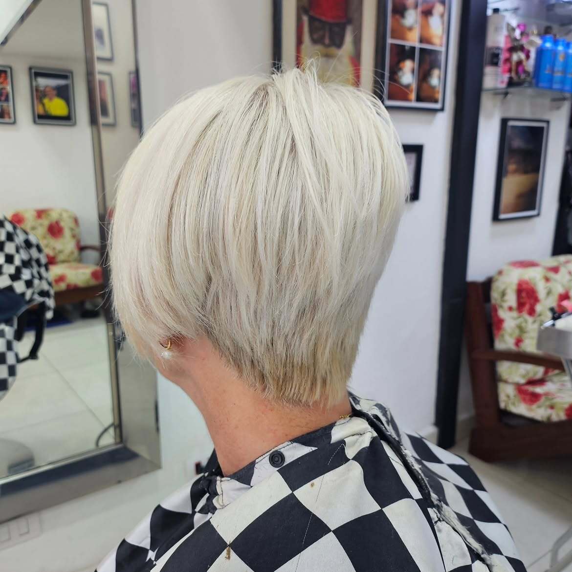 silver wedge bob