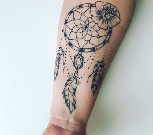 Dreamcatcher-tattoo-for-women