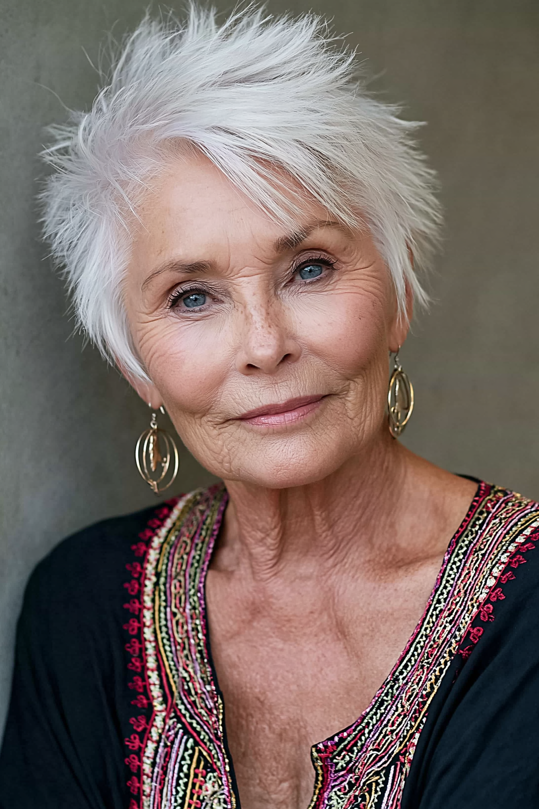 side-parted-silver-choppy-cut