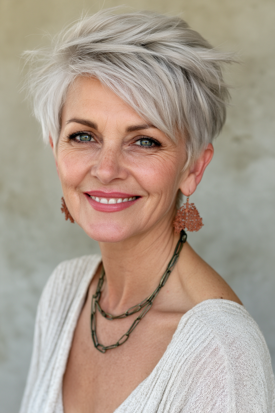 Sleek Side-Swept Pixie-Bob