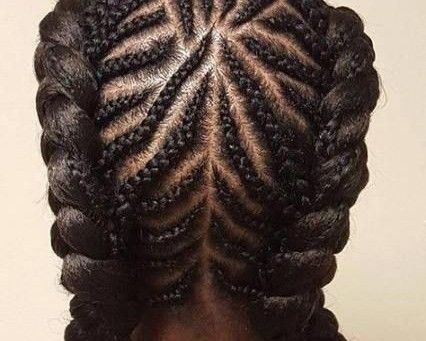 Smart cornrow hairstyle 2019