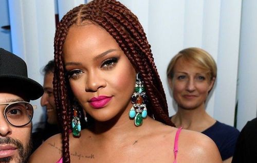Rihanna cornrow braids