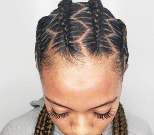 Stylish cornrow hairstyle 2019