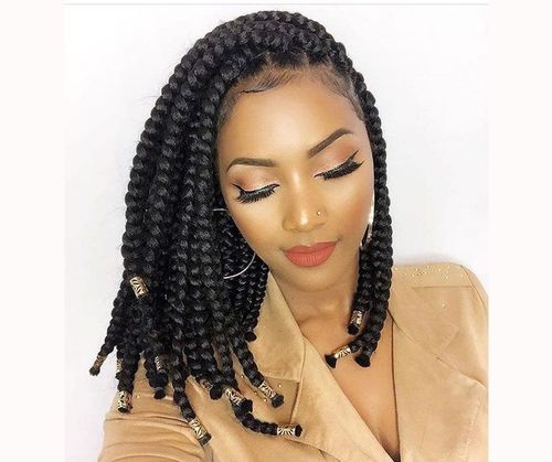 Pretty box braid styles