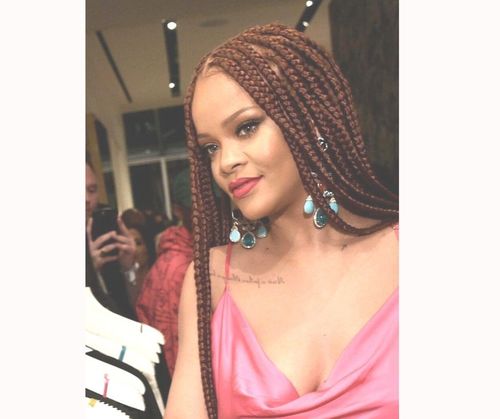 Rihanna box braids
