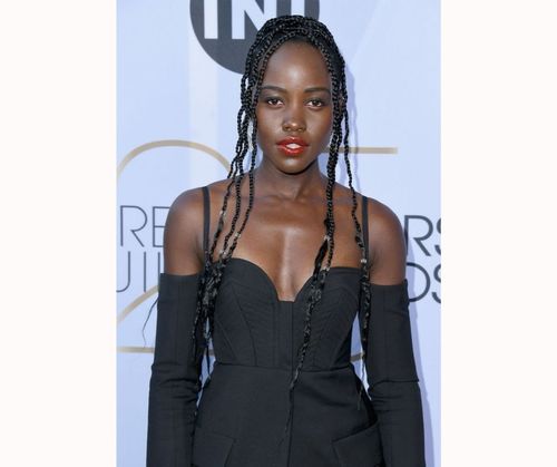 Lupita Nyong'o box braids