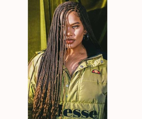 Chic goddess box braids