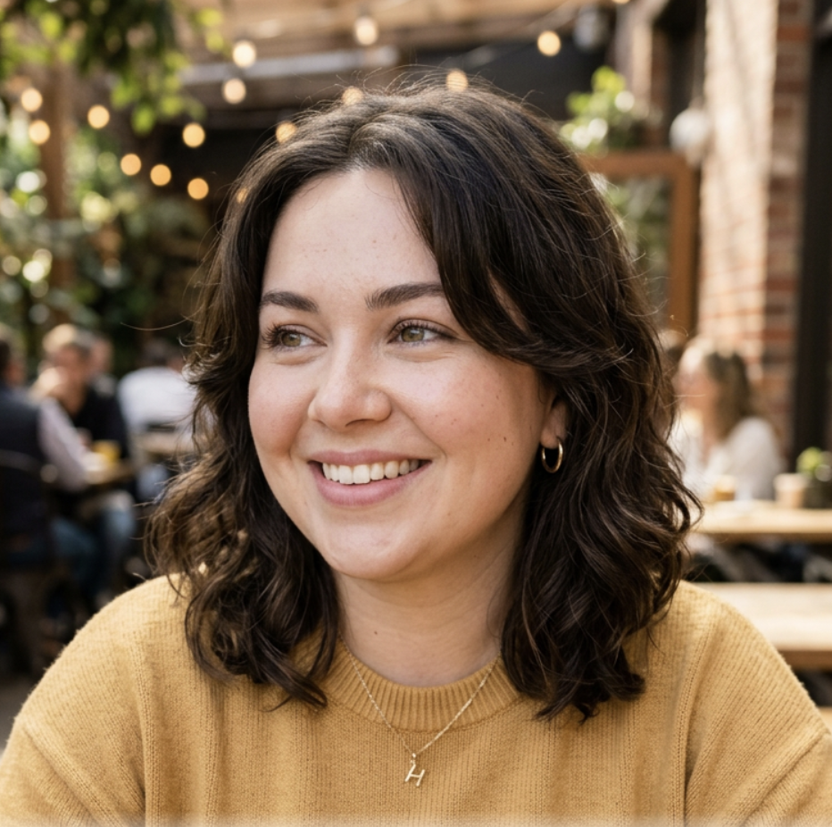Soft Collarbone Lob with Center Part