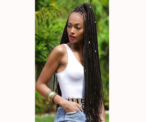 Beautiful crochet box braids