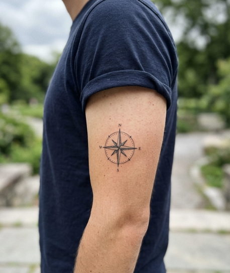 compass-tattoo