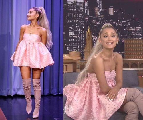 Ariana grande 2025 little pink dress