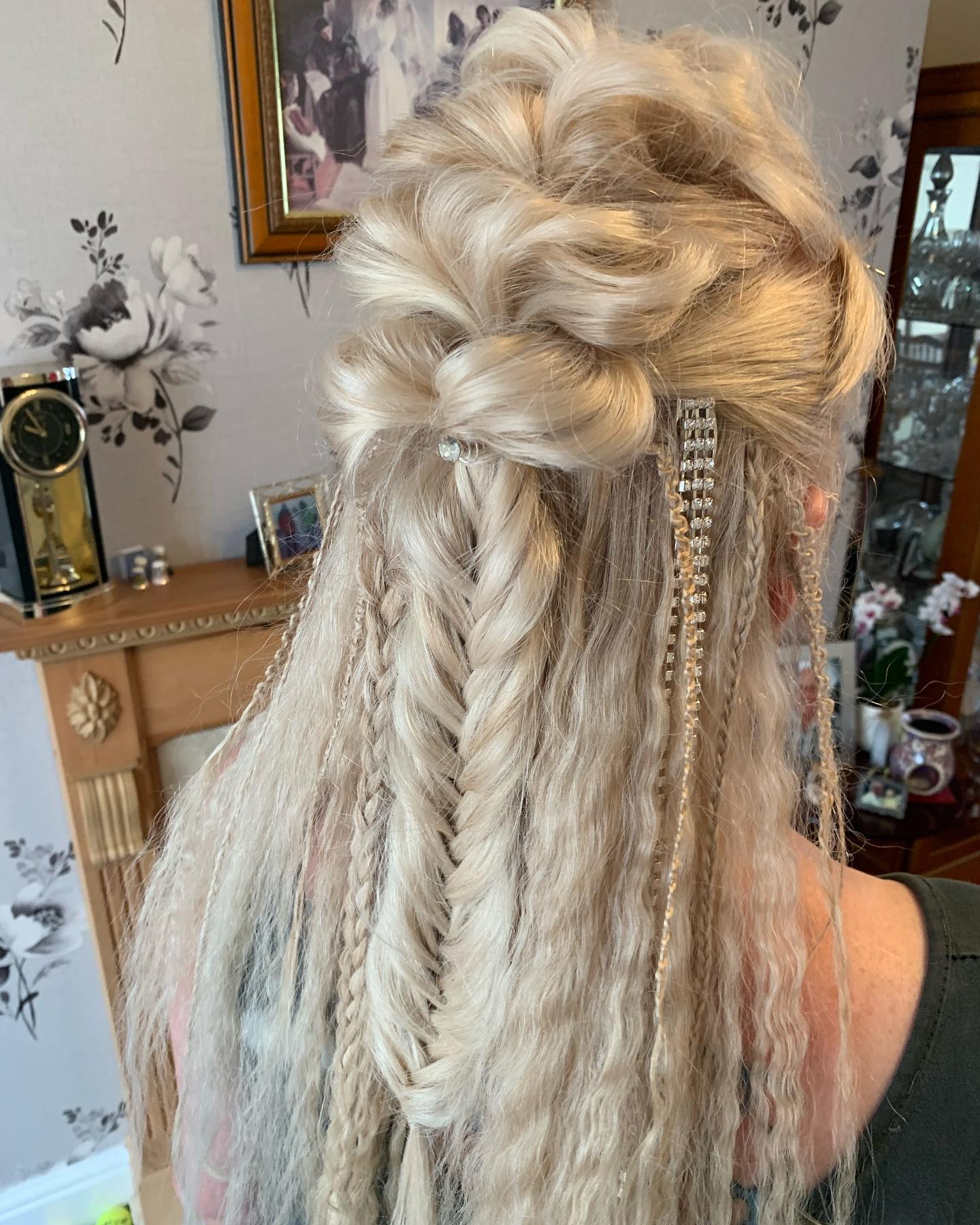  Textured Half-Up Fishtail