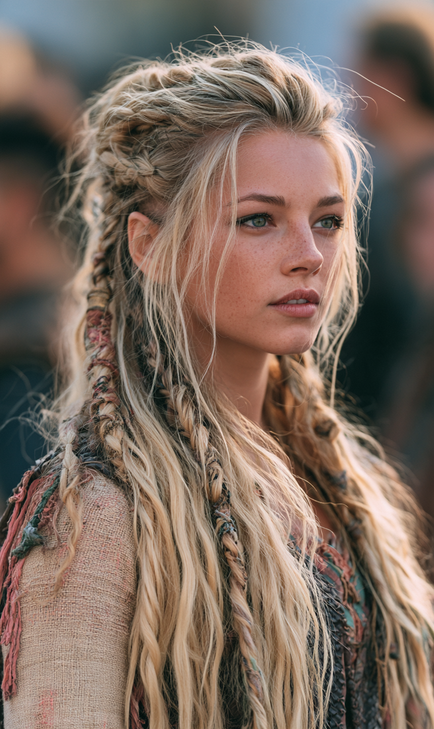 Bohemian Braid Highlights & Viking Waves