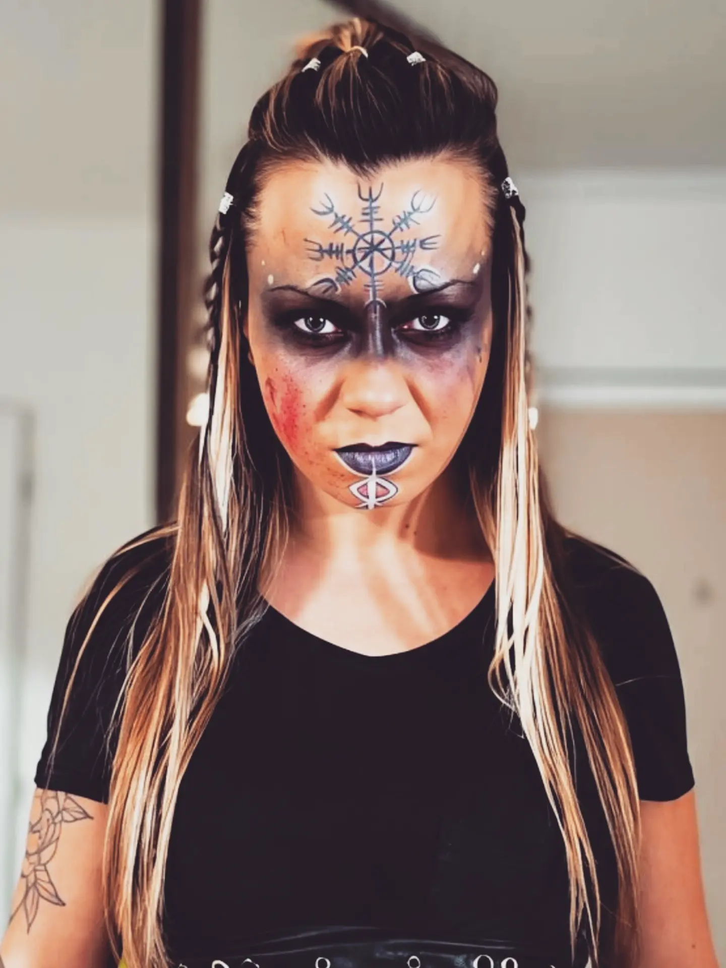 Crown Braid Viking Updo