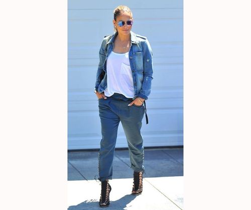 The Denim God JLo Outfit