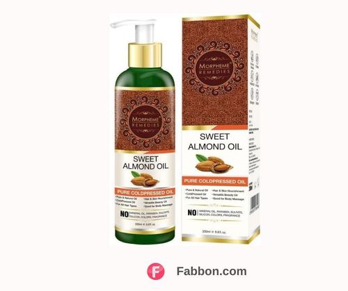 Morpheme Remedies Pure Sweet Almond Coldpressed Oil For Hair And Skin 