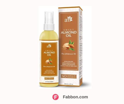 _Aroma Musk 100% Pure Cold Pressed Sweet Almond Oil For Massage, Skin, Under Eye & Hair
