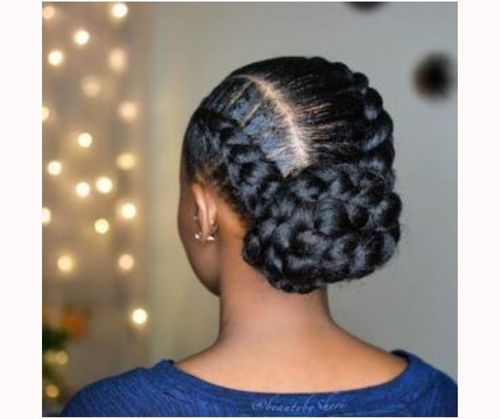 Simple Updo Hairstyles For Black Hair