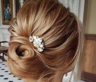 11 Bejeweled elegant updo