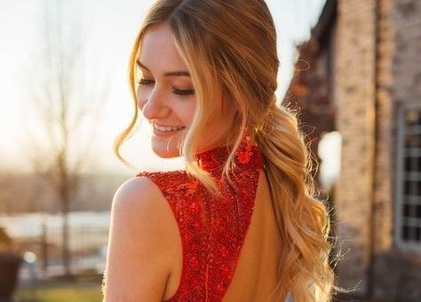 Top 20 Simple Hairstyles for Gowns and Frocks  Styles At Life