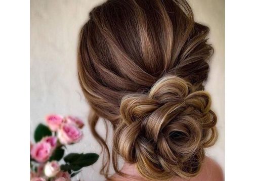 51 elaborate floral bun