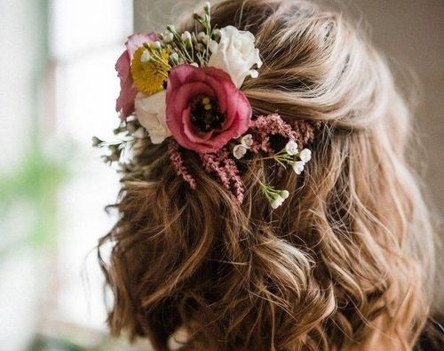 3 Floral Hair DIYs with Fresh Flowers from Trader Joe's!