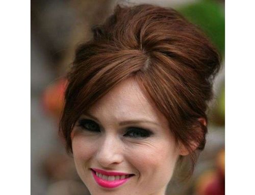 6 Bouffant with side bangs