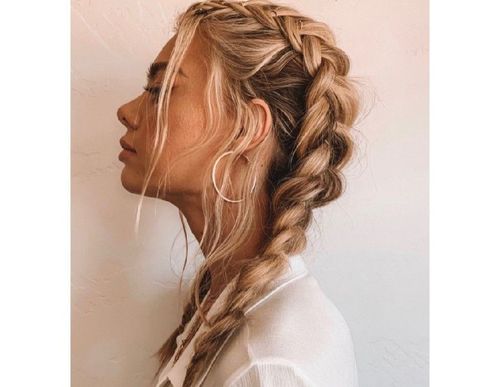 Hairstyles for Girls.. The Wright Hair: Front French Braid to Pigtails