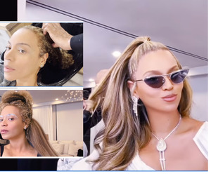 Beyonce's Shows Her Long Natural Hair And Fans Are Surprised