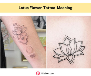 Lotus Flower Tattoo Meaning, Colors and Celebrity Tattoo Inspiration