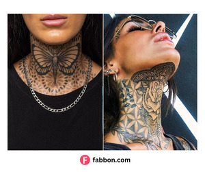 25 Unique Neck Tattoos For Women With Meaning
