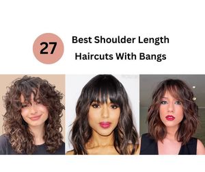 27 Best Shoulder Length Haircuts With Bangs